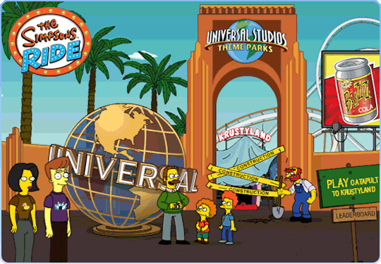 The Simpsons Ride Simpsons Wiki Fandom - the simpsons ride universal studios roblox