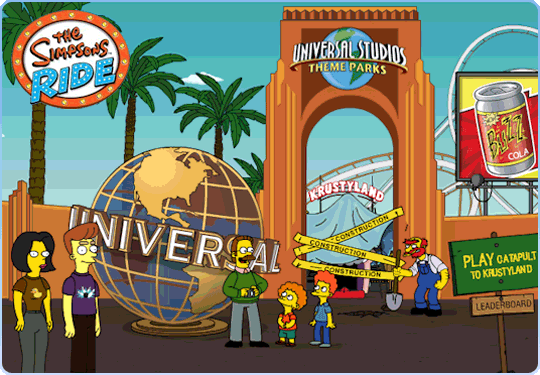 The Simpsons Ride Simpsons Wiki Fandom - universal studios the simpsons ride roblox