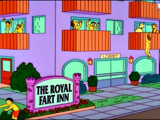 Simpsons Fart Porn - The Royal Fart Inn | Simpsons Wiki | FANDOM powered by Wikia