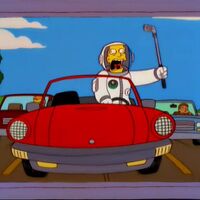 Simpsons Astronaut Road Rage