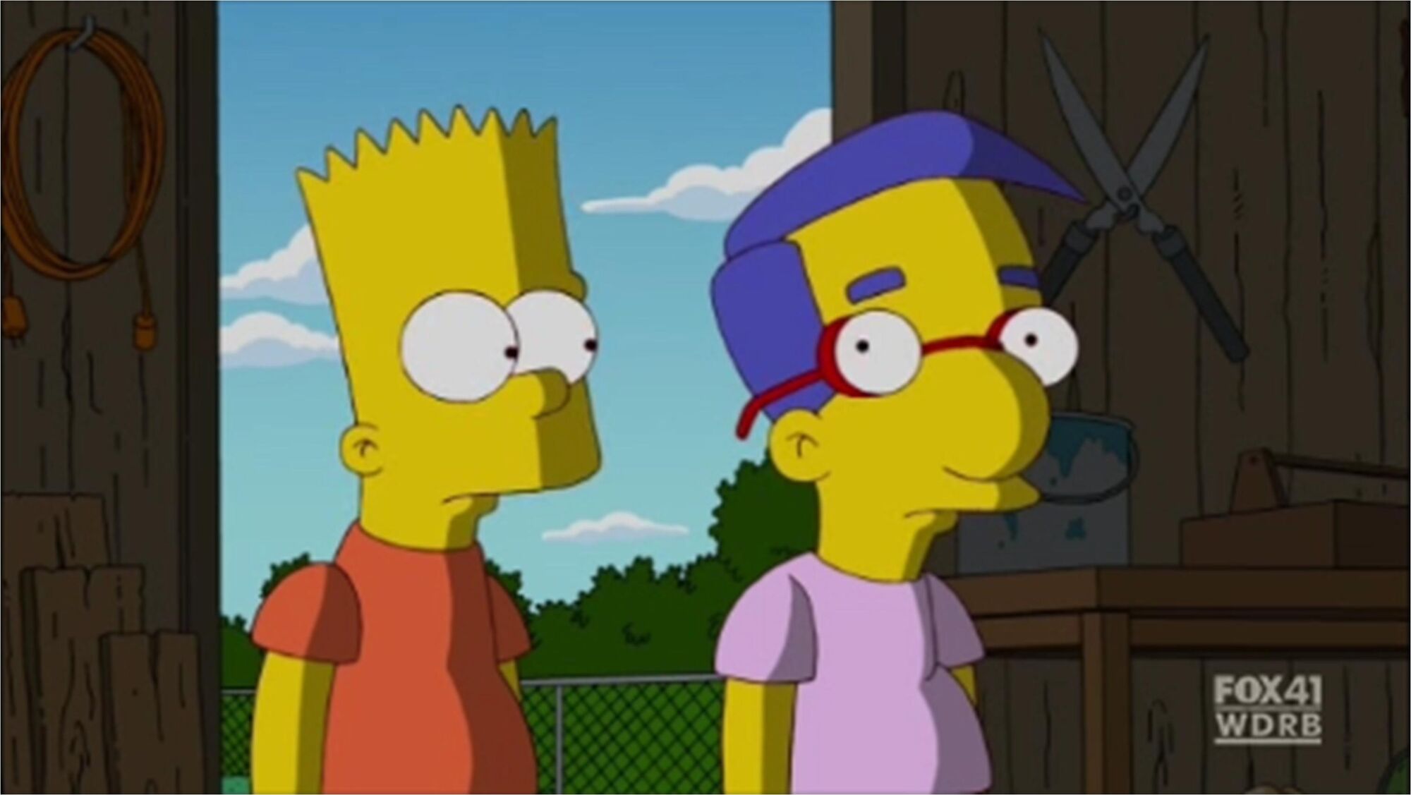 Image Bart And Milhouse Shading 2 Simpsons Wiki Fandom Powered By Wikia 