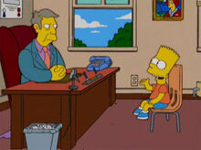 Skinner bart contando estoria