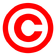 Red copyright