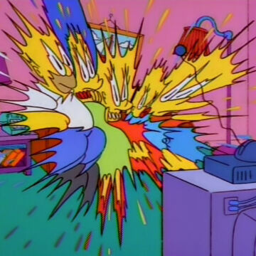 Smeared Couch Gag Simpsons Wiki Fandom