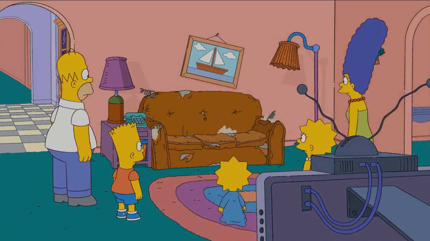 Couch Ranch couch gag | Simpsons Wiki | FANDOM powered by Wikia