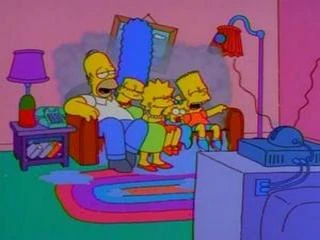 Burning Family Couch Gag Simpsons Wiki Fandom