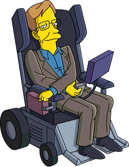 Risultati immagini per stephen hawking simpsons