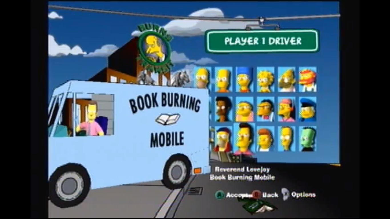 Simpsons Road Rage Locations