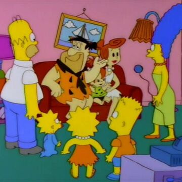the simpsons flintstones