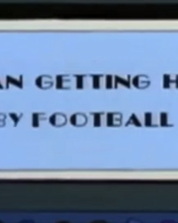 Man Getting Hit By Football Simpsons Wiki Fandom