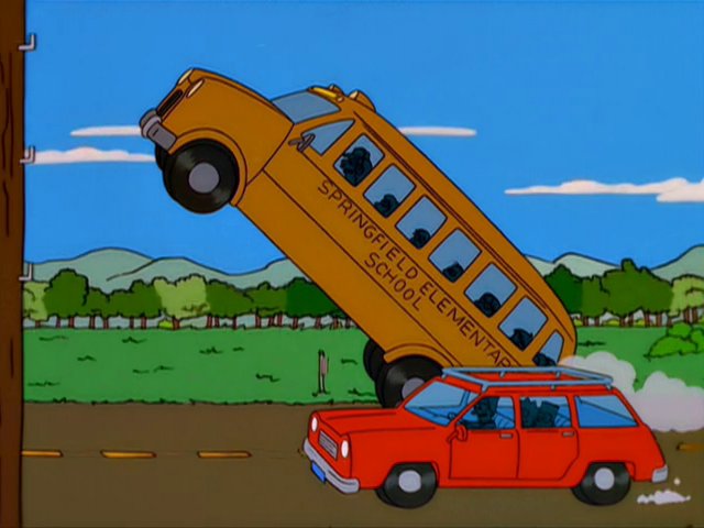 Springfield Elementary School Bus Simpsons Wiki Fandom   Latest