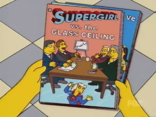 Supergirl Vs The Glass Ceiling Simpsons Wiki Fandom