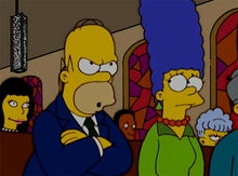 Homer aborrecido igreja 18x18