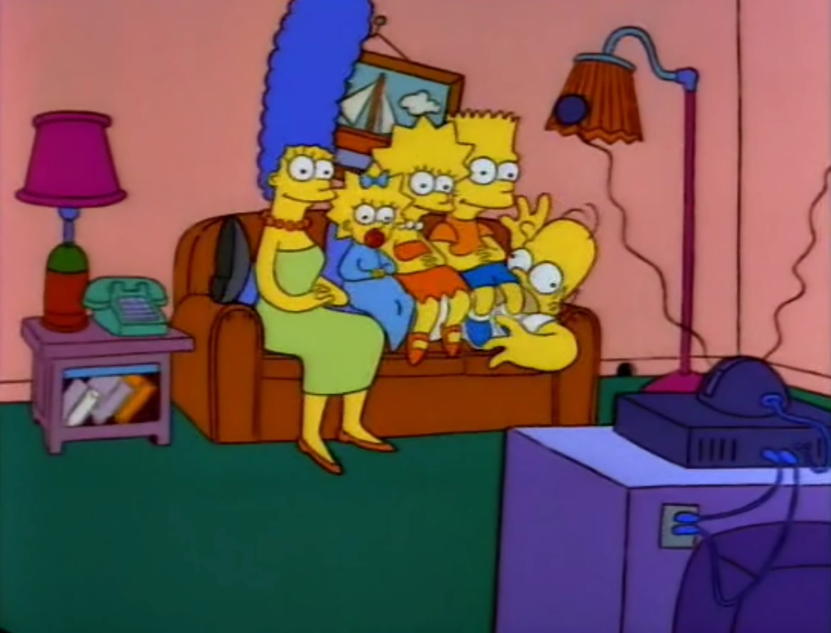 Lying Down Homer Couch Gag Simpsons Wiki Fandom