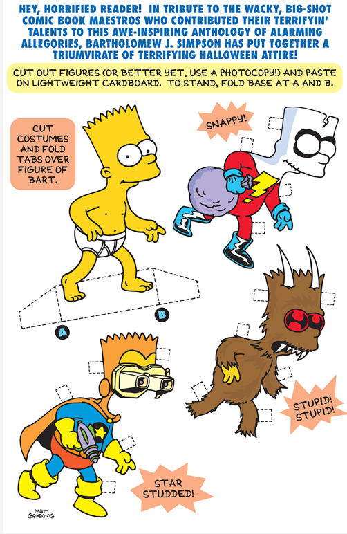 Image - Bart Simpsons treehouse of horrors bart paper doll ...
