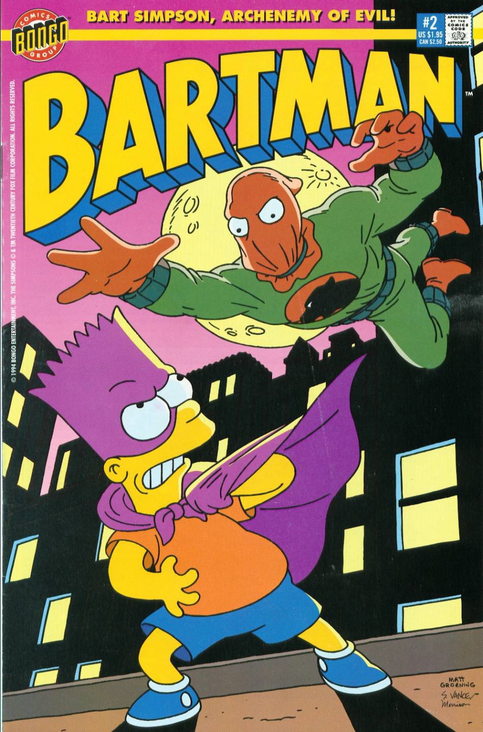 The Simpsons (komiks) Bartman