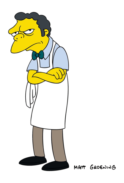 Image result for moe szyslak broke