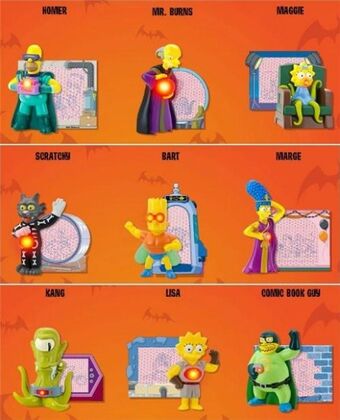 burger king simpsons halloween toys