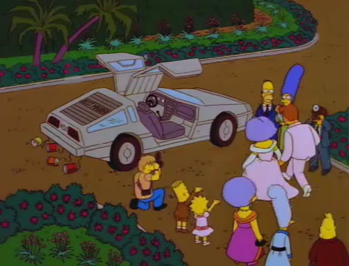 Delorean Simpsons Wiki Fandom Ed By Wikia Delorean