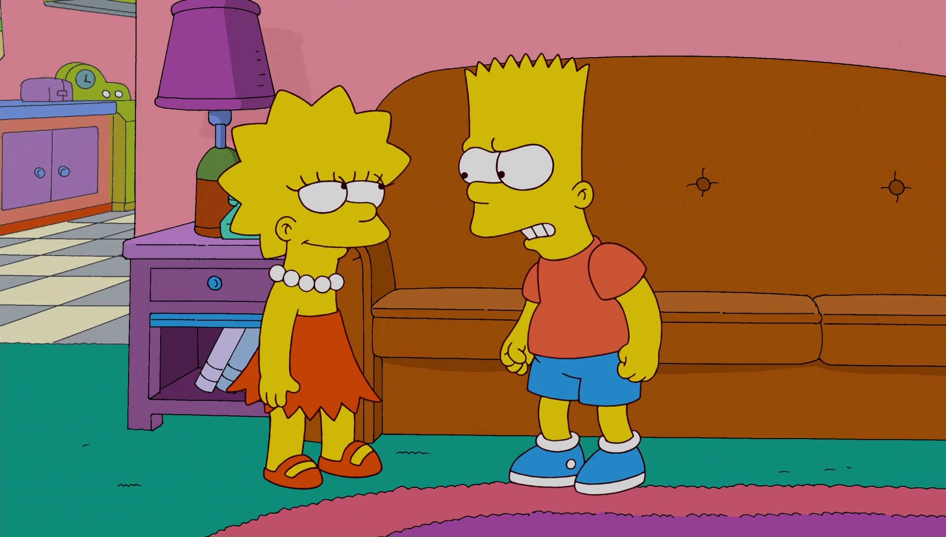Симпсоны барт и Лиза