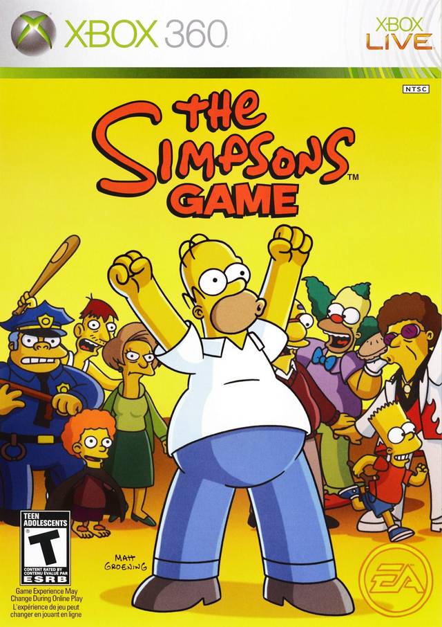 the simpsons game xbox 360 rgh english