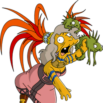 Crazy Iguana Lady Simpsons Wiki Fandom