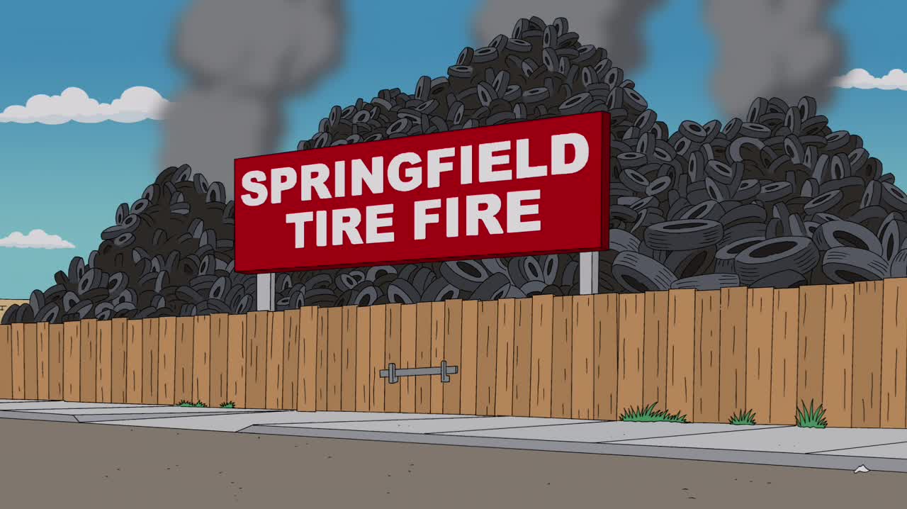 Springfield Tire Yard Simpsons Wiki Fandom