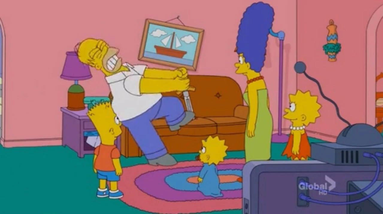 Sword In The Stone Couch Gag Simpsons Wiki Fandom