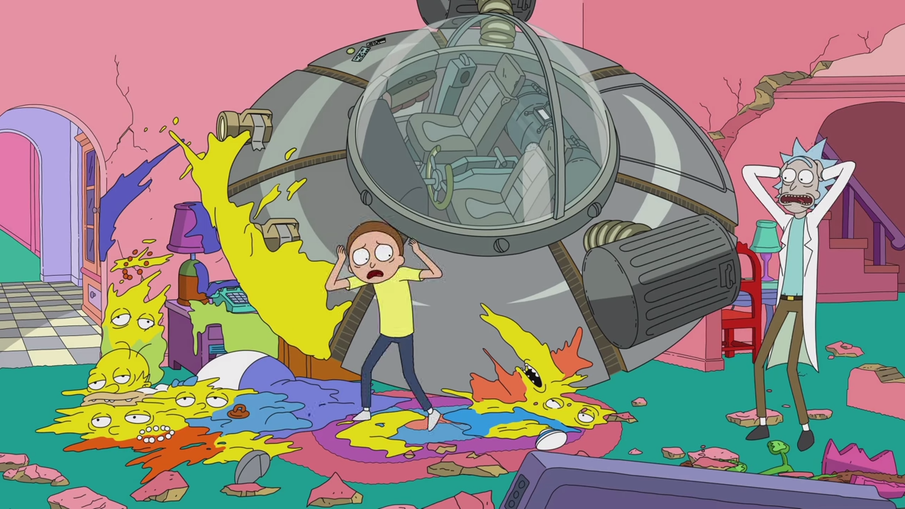 Rick And Morty Couch Gag Simpsons Wiki Fandom