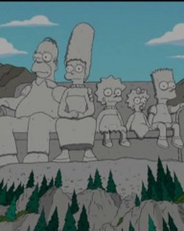 Mount Rushmore Family Couch Gag Simpsons Wiki Fandom