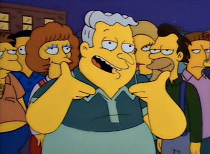 larry the looter appeared in the simpsons