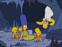 Simpsonowie w jaskini