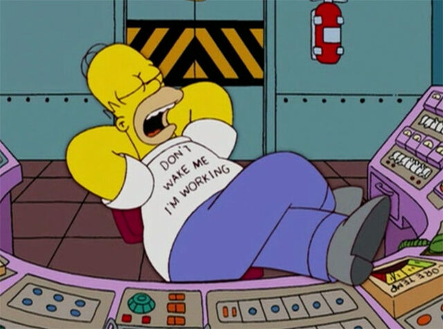 Imagem Homer Working Wikisimpsons Fandom Powered By Wikia