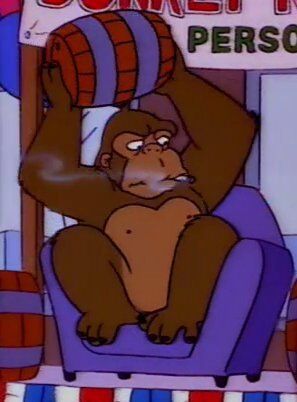 Resultado de imagem para donkey kong simpsons