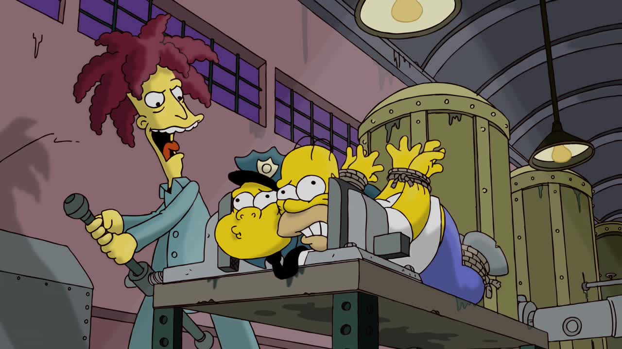 Bob tries to kill Homer and Clancy.