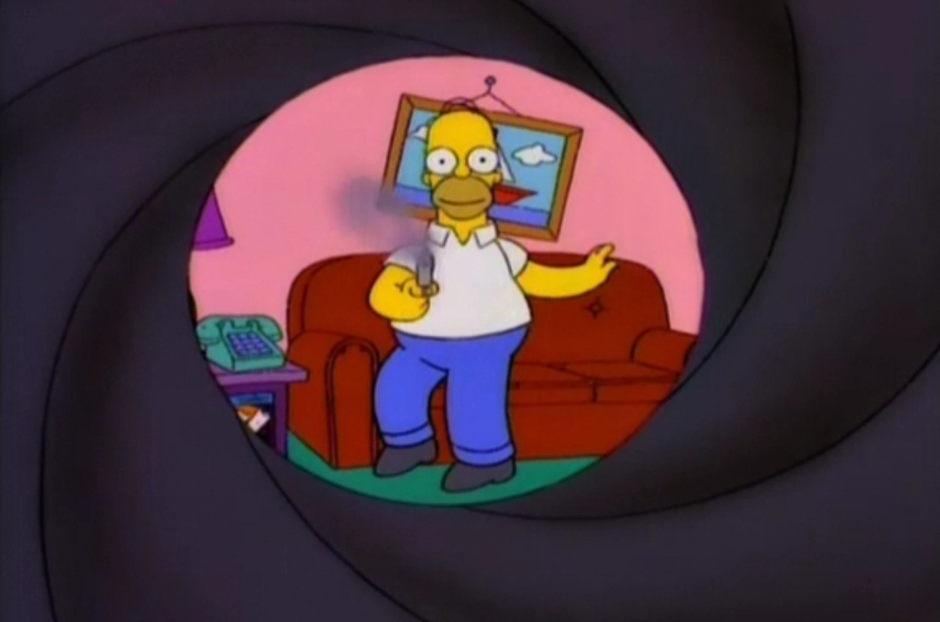 James Bond Couch Gag Simpsons Wiki Fandom