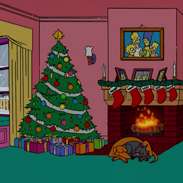 Christmas Ornament Family Couch Gag Simpsons Wiki Fandom