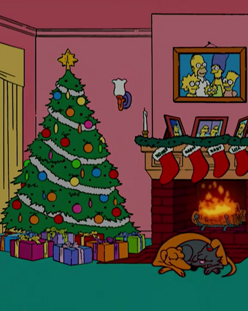 Christmas Ornament Family Couch Gag Simpsons Wiki Fandom