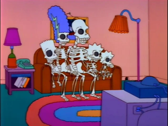 Skeleton Family Couch Gag Simpsons Wiki Fandom