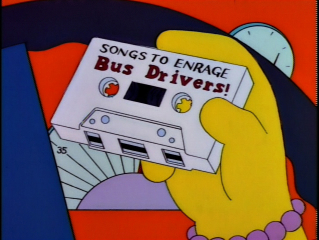 Songs to Enrage Bus Drivers Simpsons Wiki FANDOM powered by Wikia