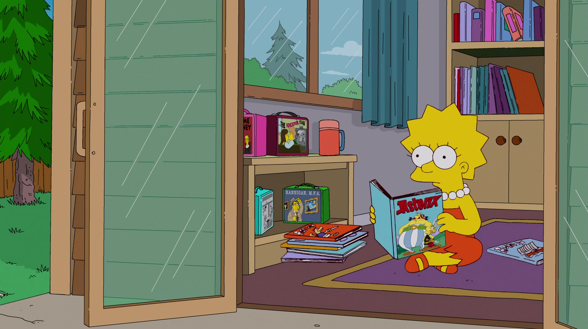 Lisa Simpson reading list