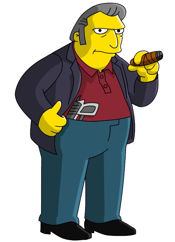 Image result for Simpsons Mob boss