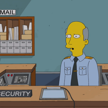 Springfield Nuclear Power Plant Security Guard Simpsons Wiki
