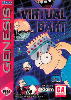 Virtual Bart Genesis front cover