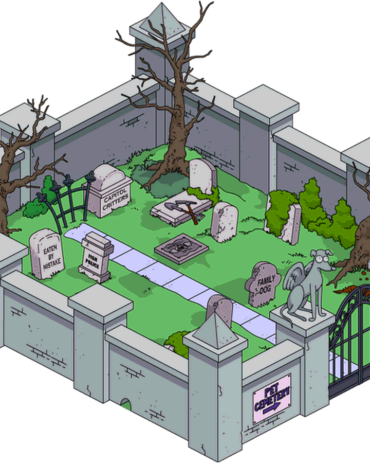 Get Wallpaper Pet Cemetery The Simpsons Tapped Out Wiki Fandom For Free