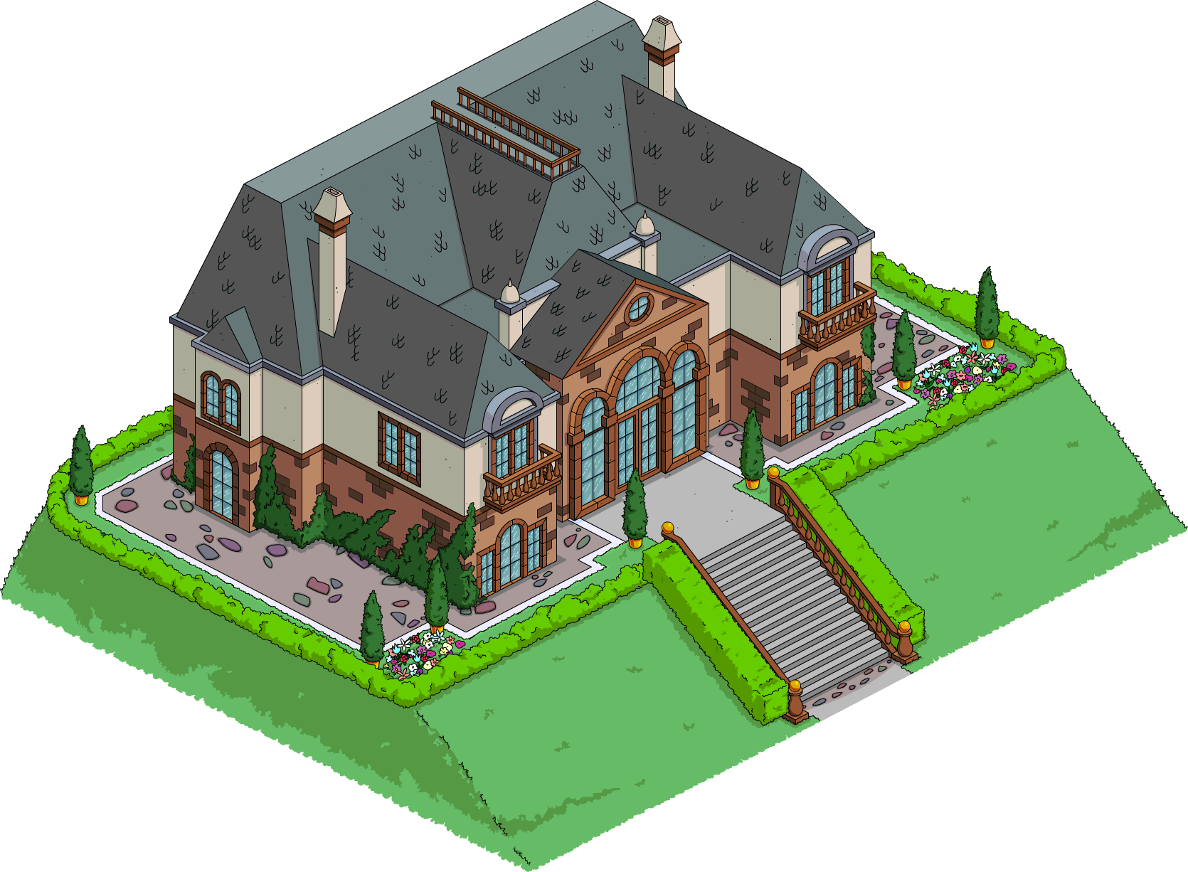 Burns' Summer Mansion The Simpsons Tapped Out Wiki FANDOM powered