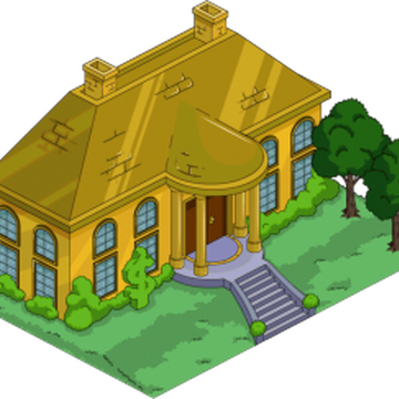 Mansion Of Solid Gold The Simpsons Tapped Out Wiki Fandom