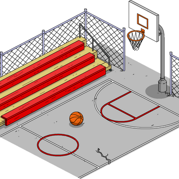 Outdoor Half Court The Simpsons Tapped Out Wiki Fandom