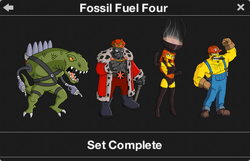 Fossil Fuel Four Character Collection