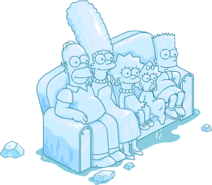Ice Sculpture Couch Gag Scene The Simpsons Tapped Out Wiki Fandom